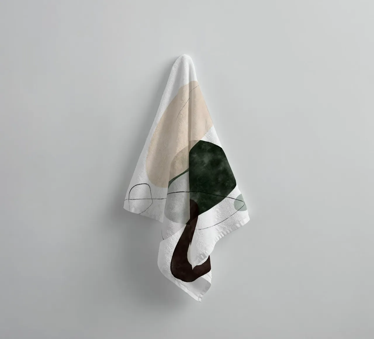 Playing Shapes No 4 towel by treechild
