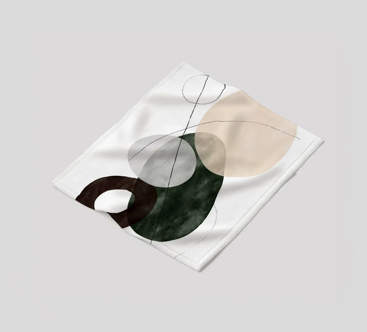 Playing Shapes No 4 coperta in pile da treechild