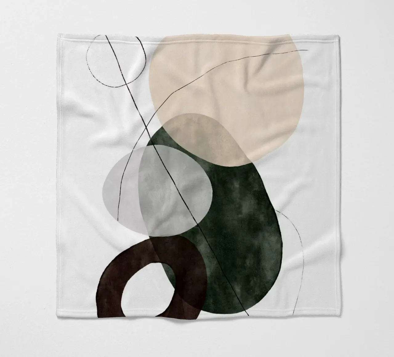 Playing Shapes No 4 coperta in pile da treechild