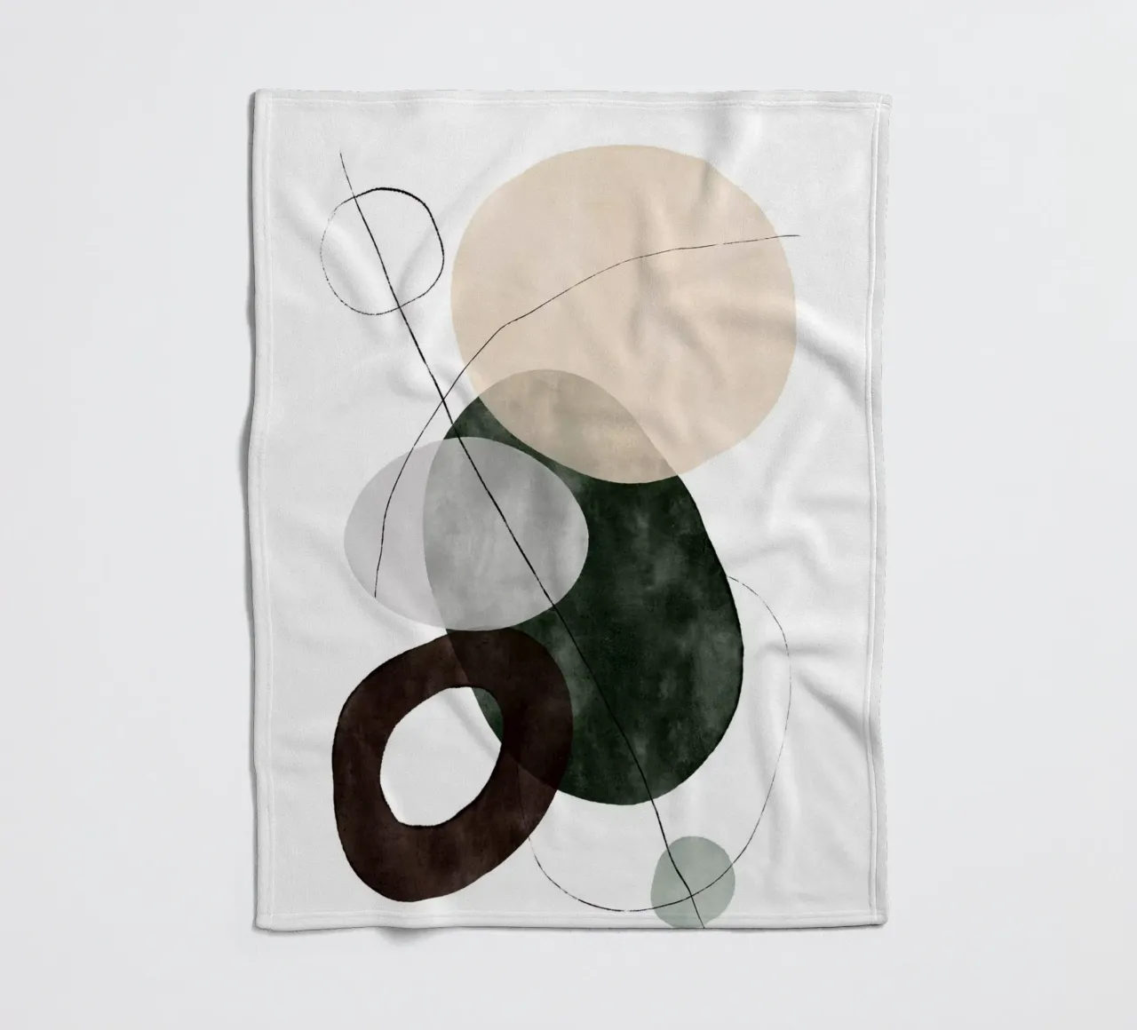 Playing Shapes No 4 coperta in pile da treechild