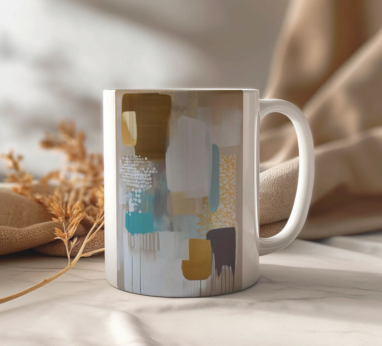 Abstract boho tazza in ceramica da Imagine