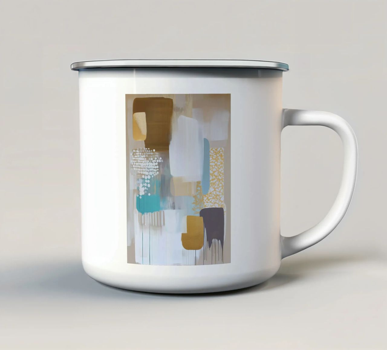Abstract boho tazza in smalto da Imagine