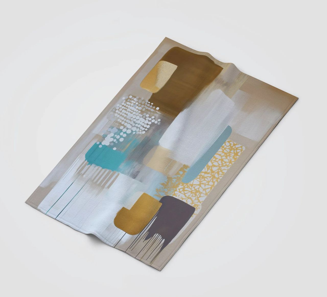 Abstract boho coperta in pile da Imagine