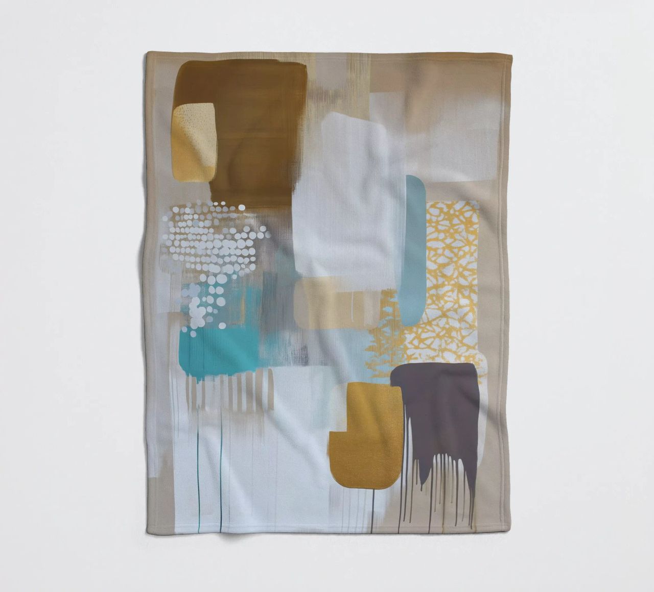 Abstract boho coperta in pile da Imagine