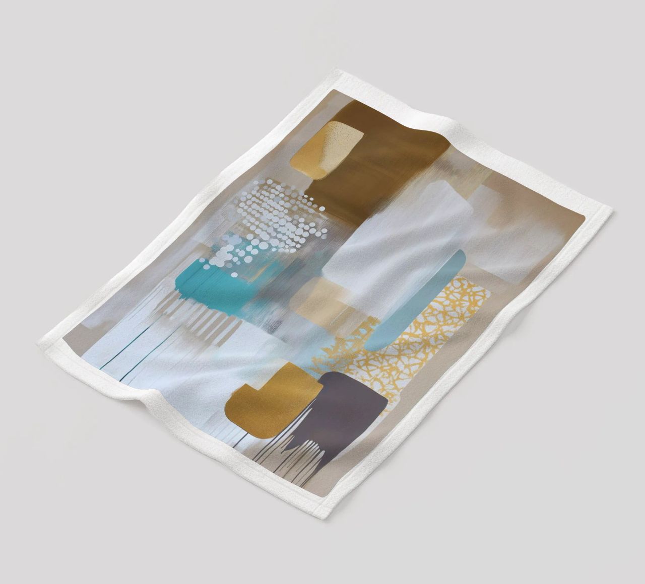 Abstract boho coperta in pile da Imagine
