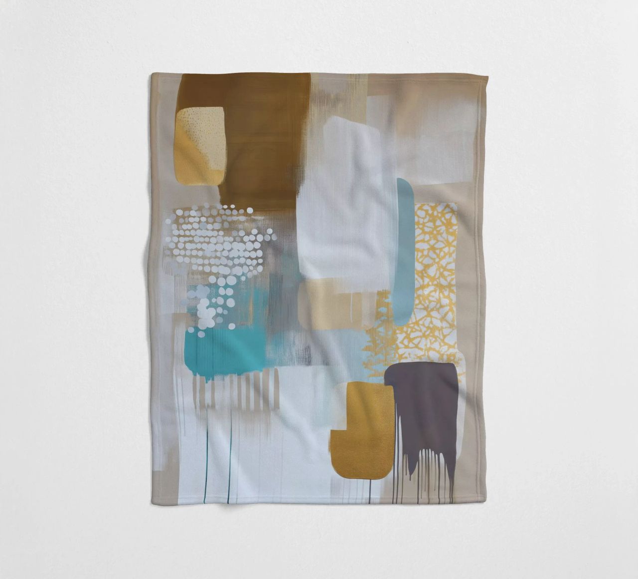 Abstract boho coperta in pile da Imagine
