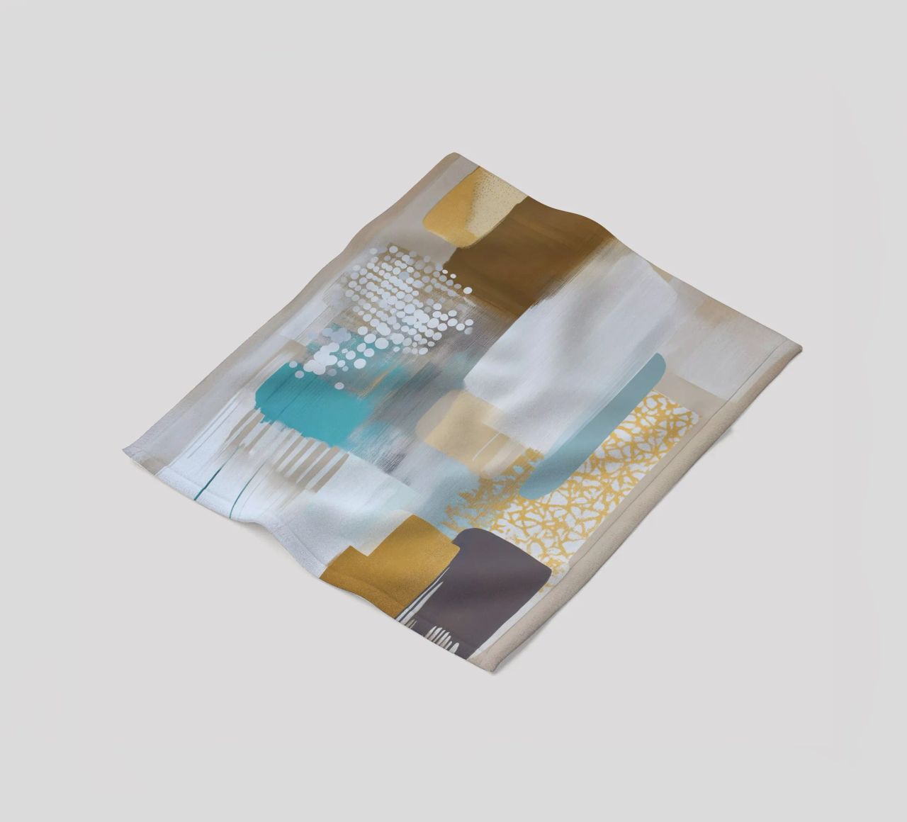 Abstract boho coperta in pile da Imagine