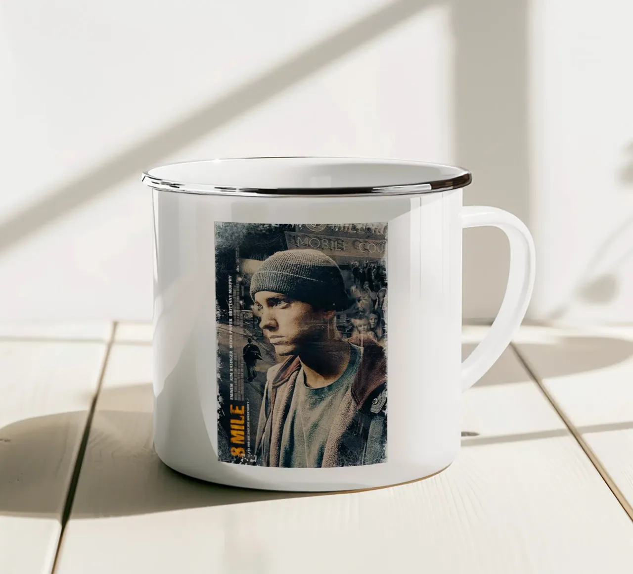 Eminem 8 Mile tazza in smalto da Lembayung art