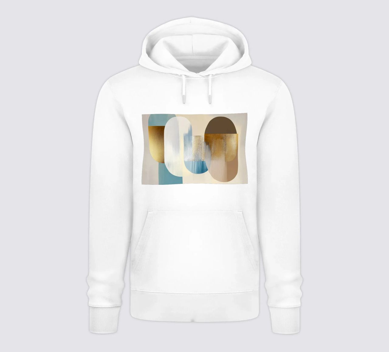 Abstract boho felpa con cappuccio da Imagine