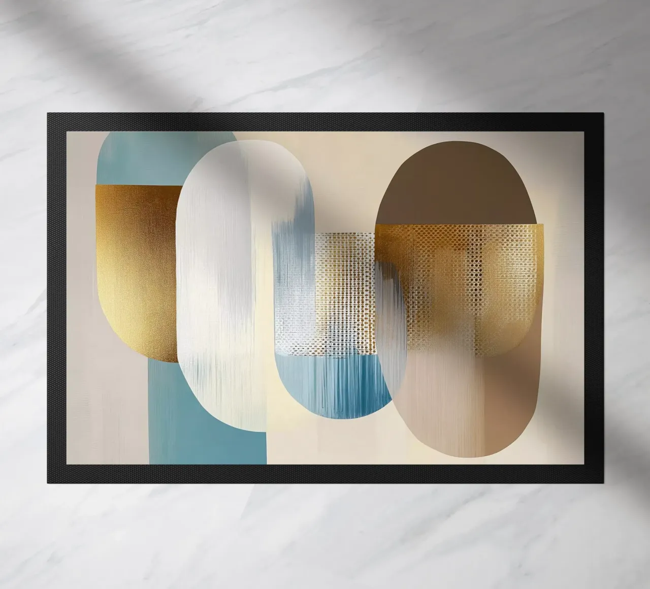 Abstract boho doormat by Imagine