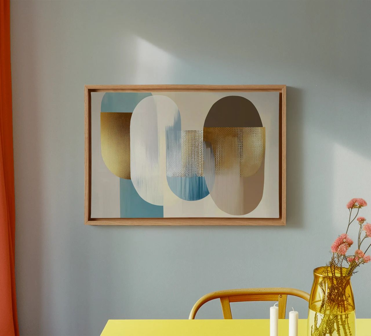 Abstract boho canvas van Imagine
