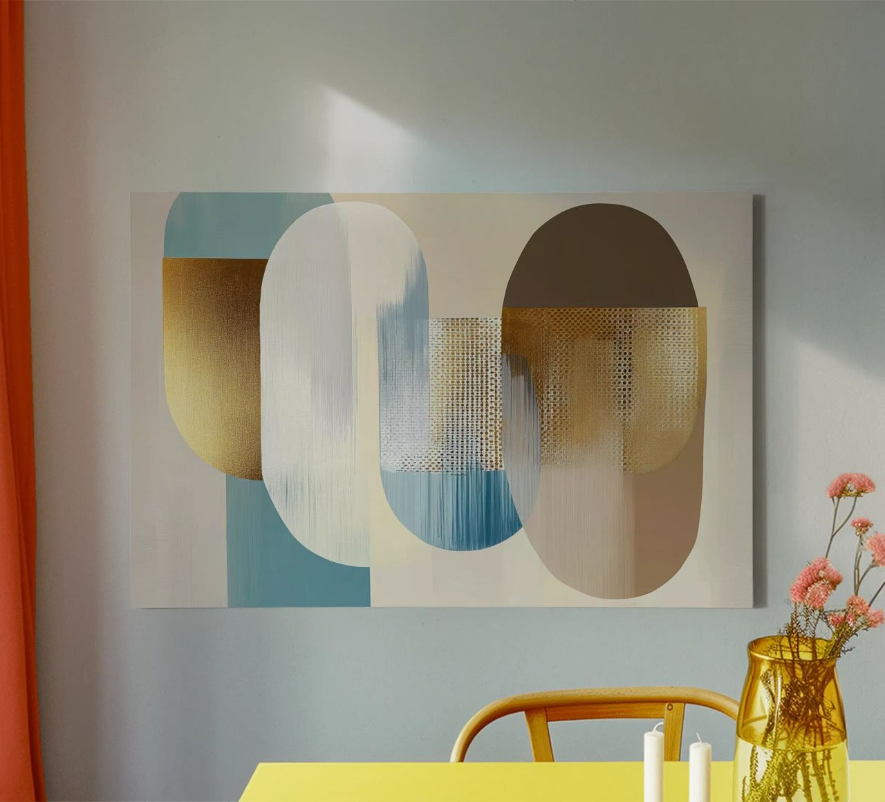 Abstract boho canvas van Imagine