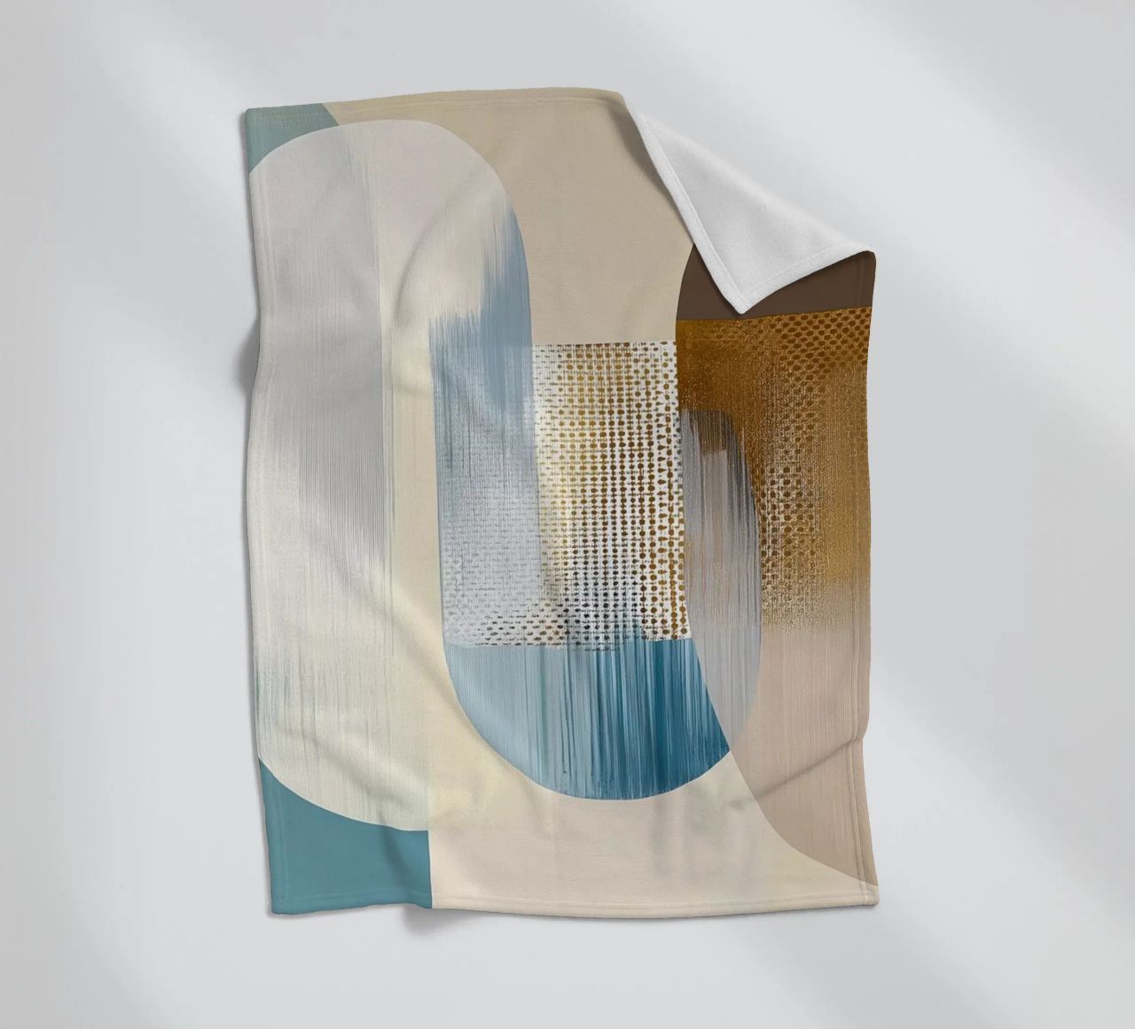 Abstract boho coperta in pile da Imagine