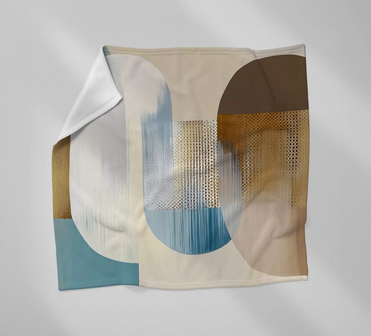 Abstract boho coperta in pile da Imagine