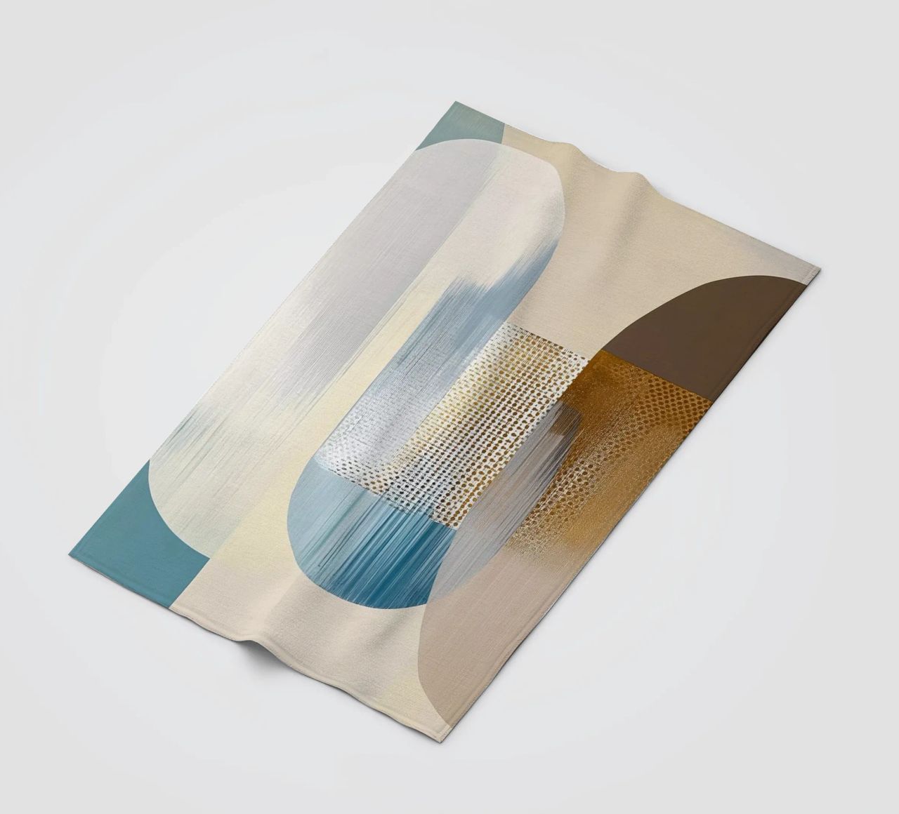 Abstract boho coperta in pile da Imagine