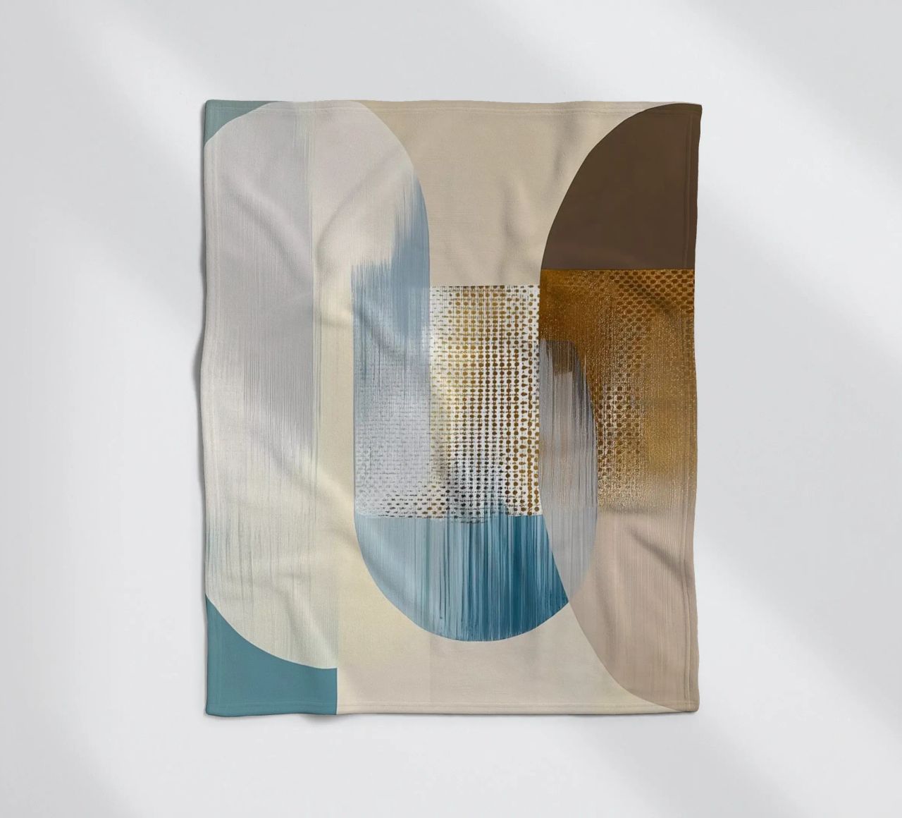 Abstract boho coperta in pile da Imagine