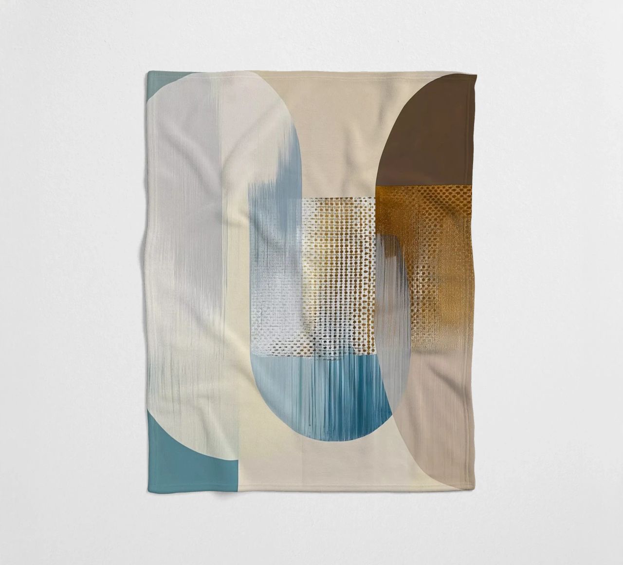 Abstract boho coperta in pile da Imagine