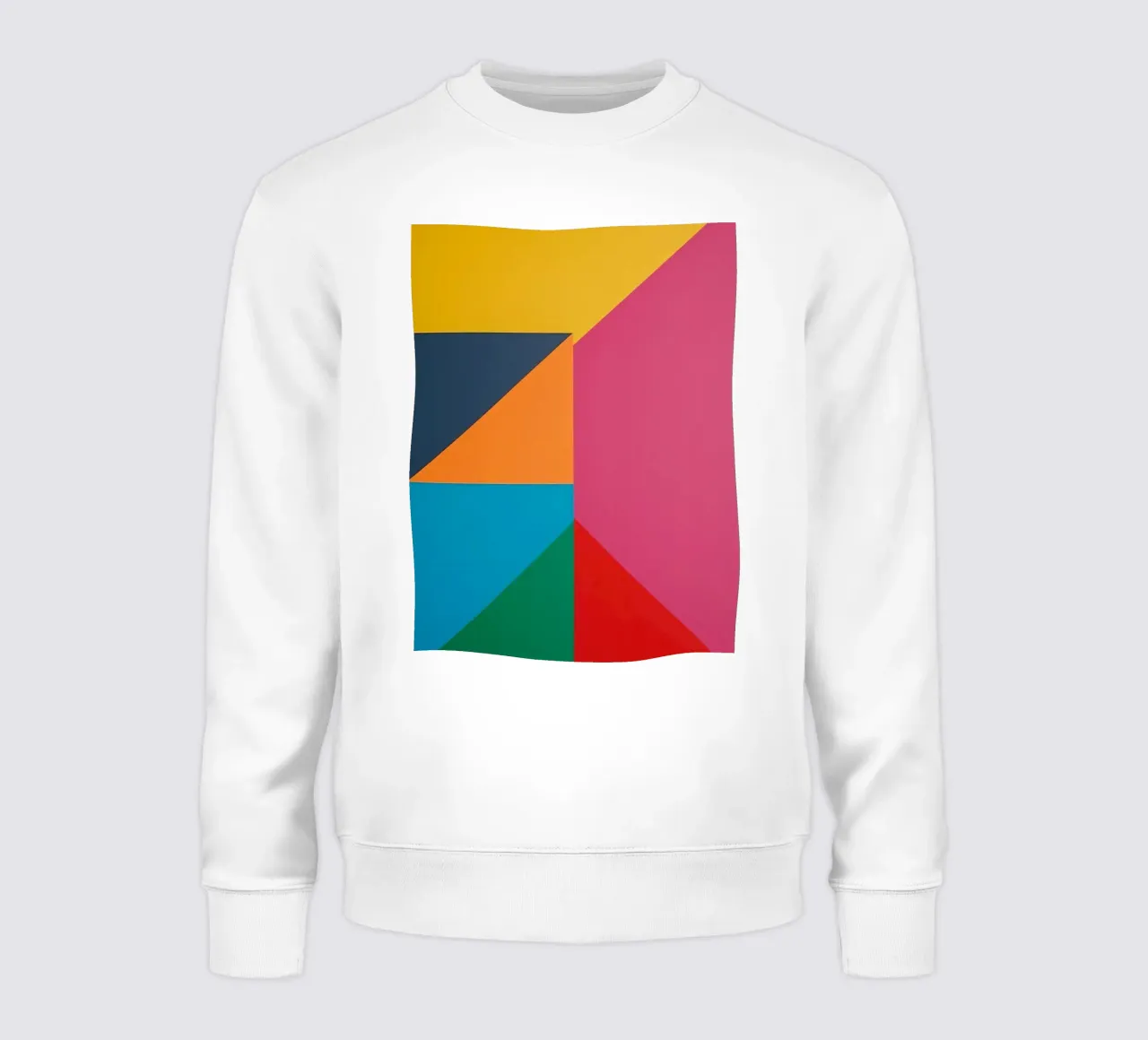 Disposizione astratta di forme geometriche colorate felpa da DesignDoodle