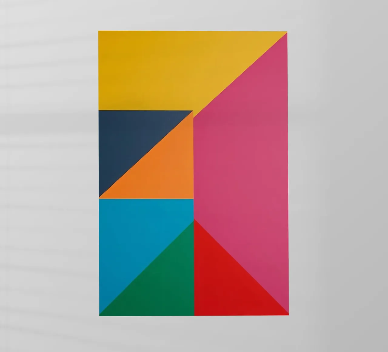 Disposizione astratta di forme geometriche colorate pellicola backlit da DesignDoodle