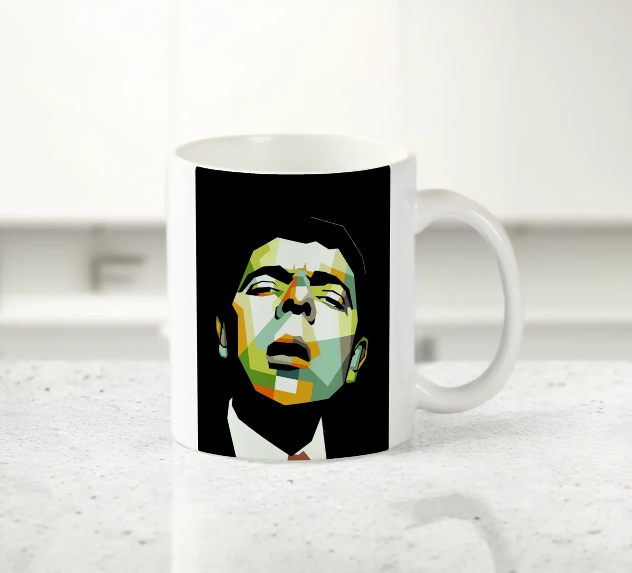Mr.Bean art tazza in ceramica da Dumery Art