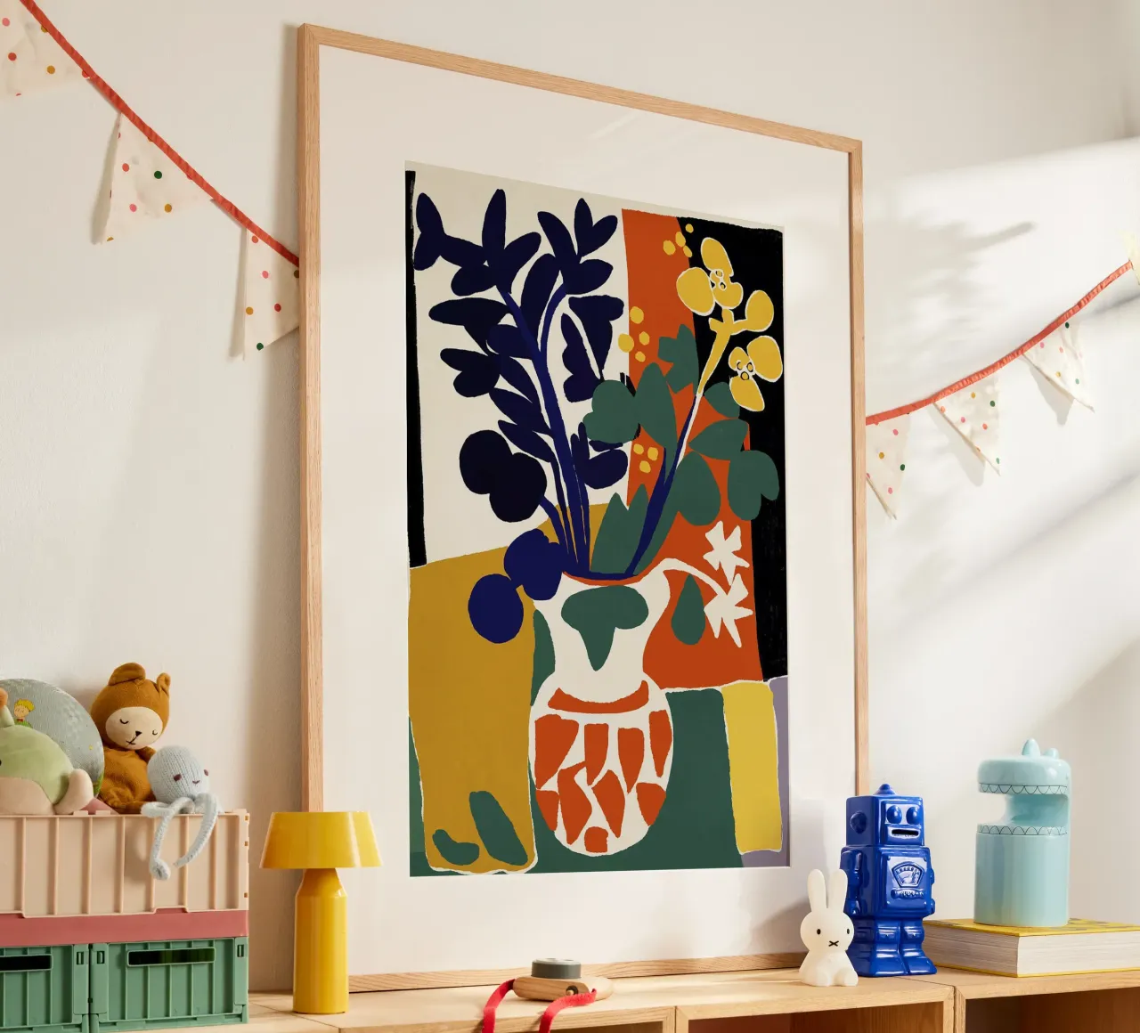 Impressioni dalla Francia poster con telaio in alluminio da June Jordan