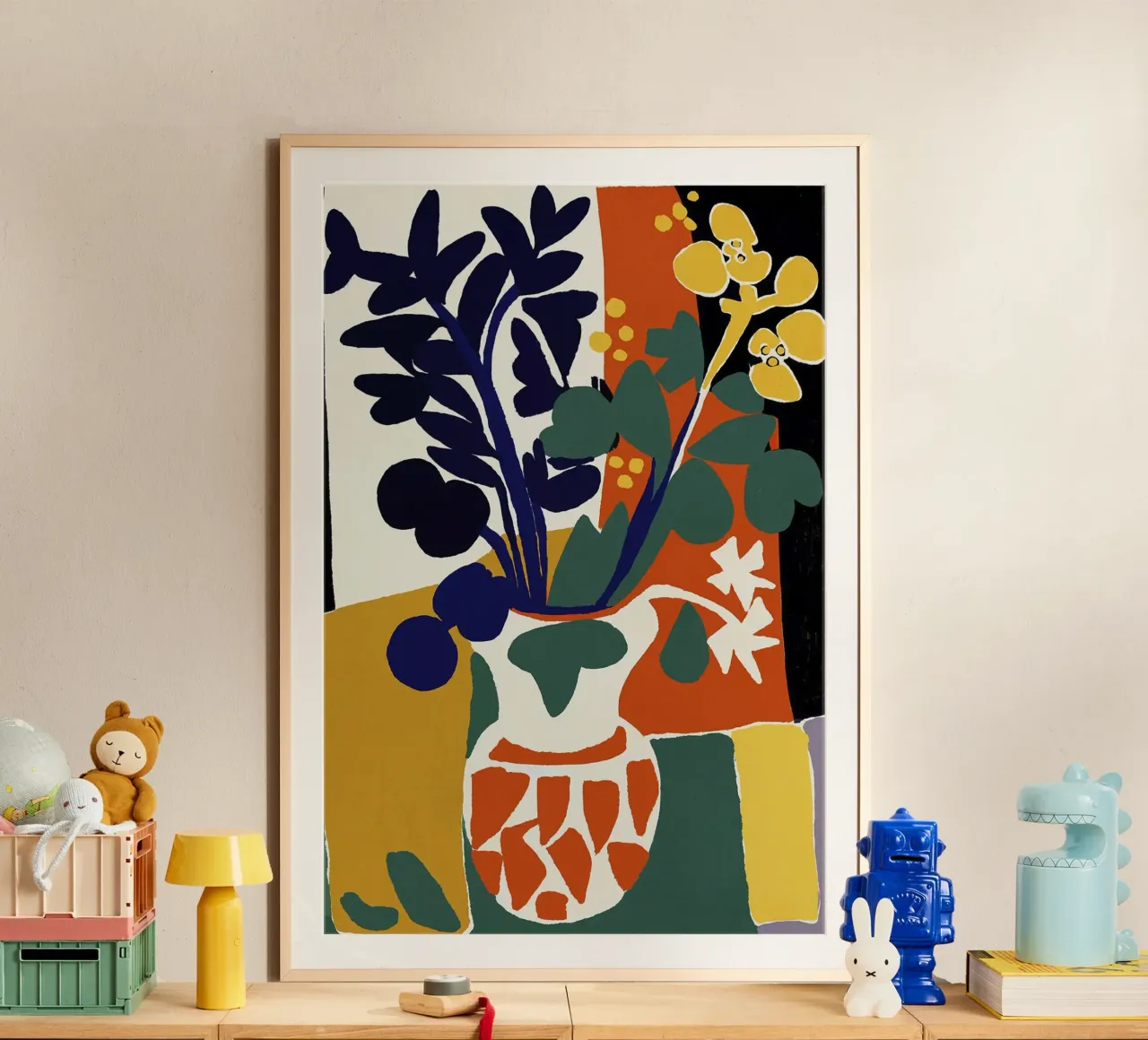 Impressioni dalla Francia poster con telaio in alluminio da June Jordan