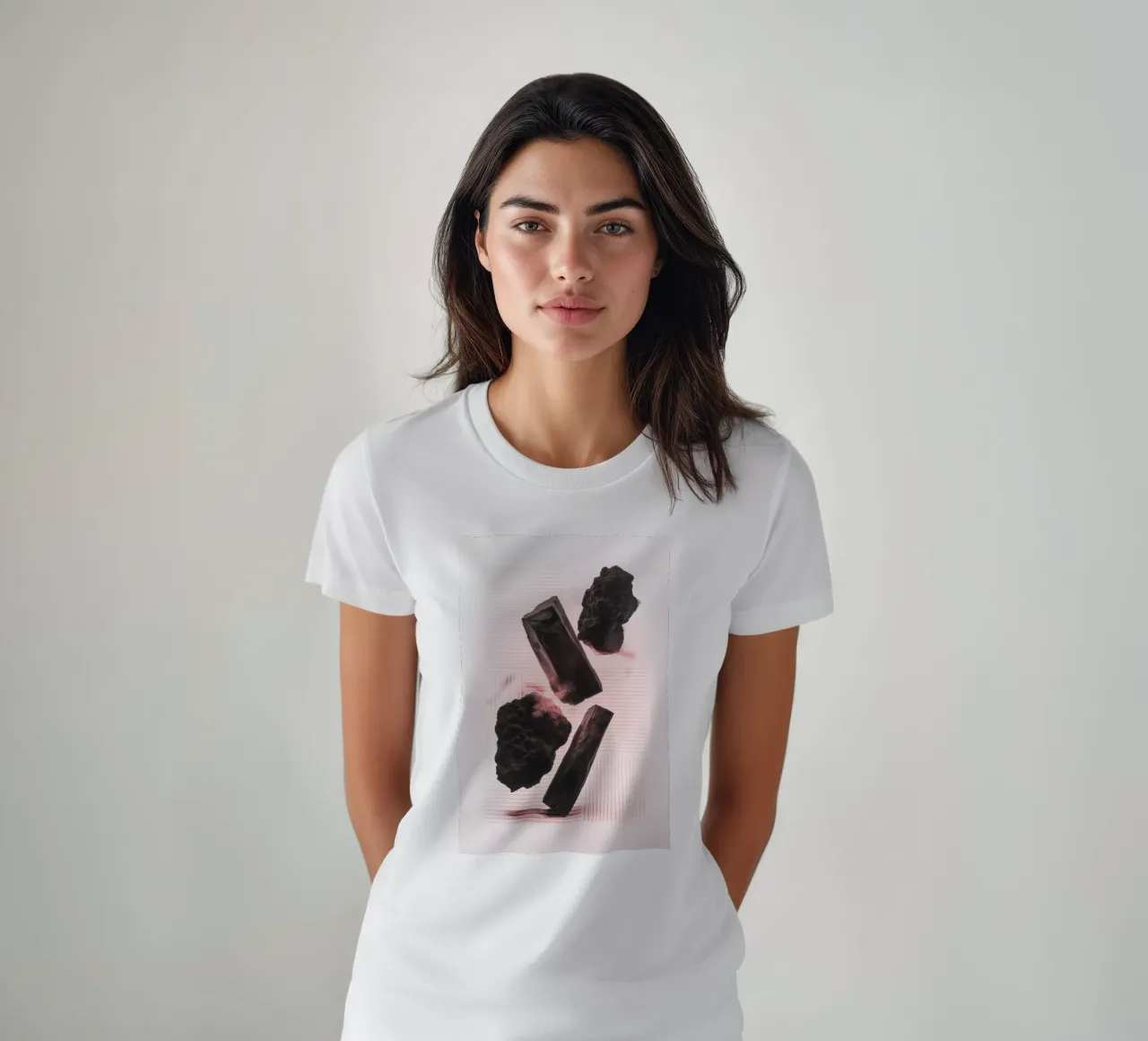 Levitating rocks with lines t-shirt da LeDieg
