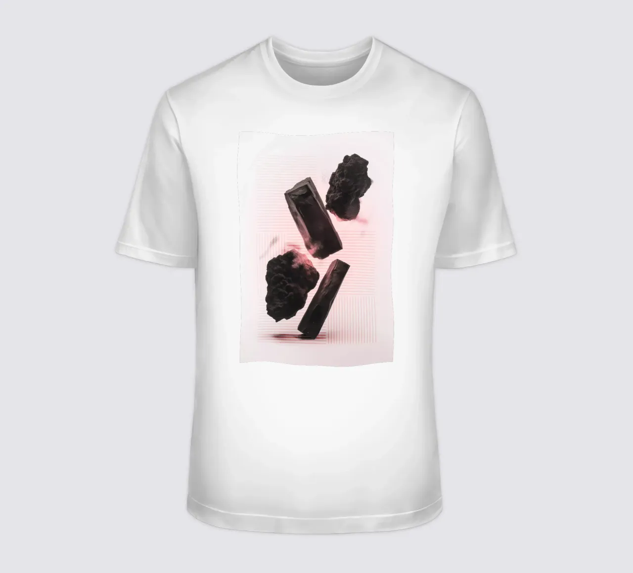 Levitating rocks with lines t-shirt da LeDieg