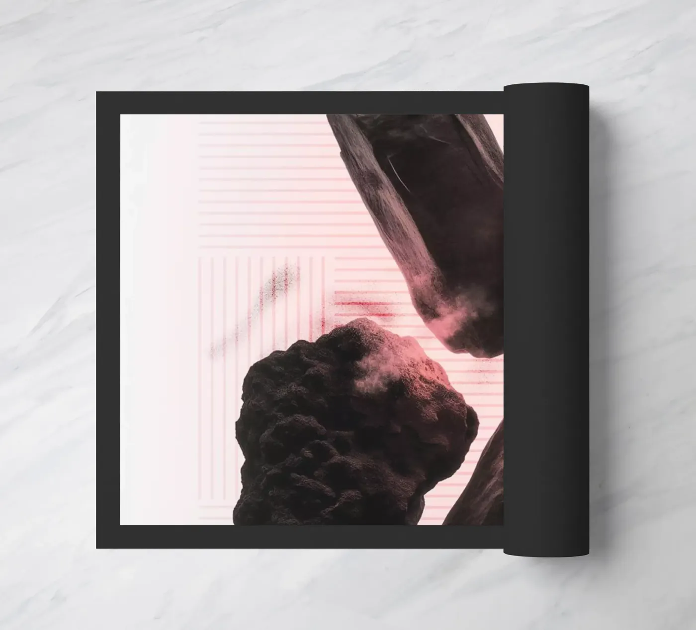 Levitating rocks with lines zerbino da LeDieg