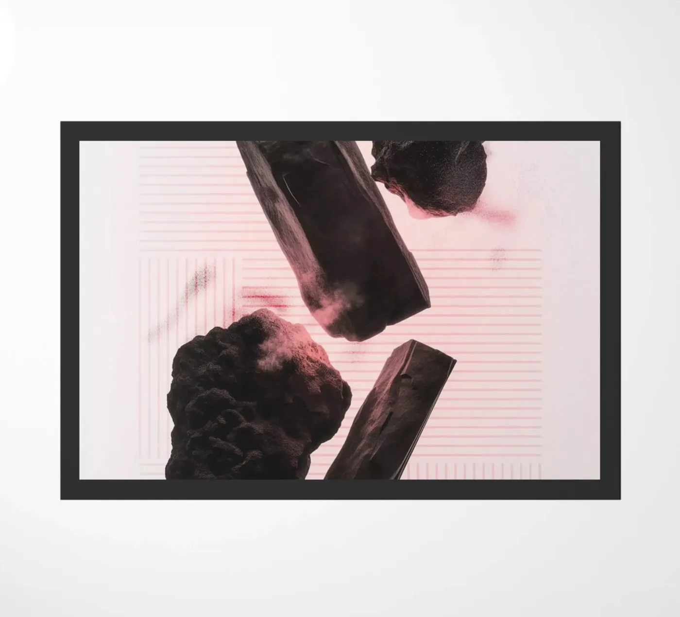 Levitating rocks with lines zerbino da LeDieg