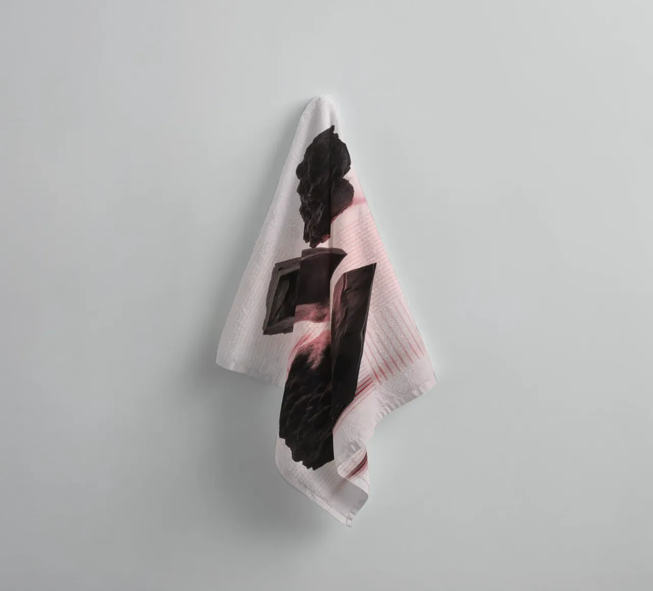 Levitating rocks with lines asciugamano da bagno da LeDieg