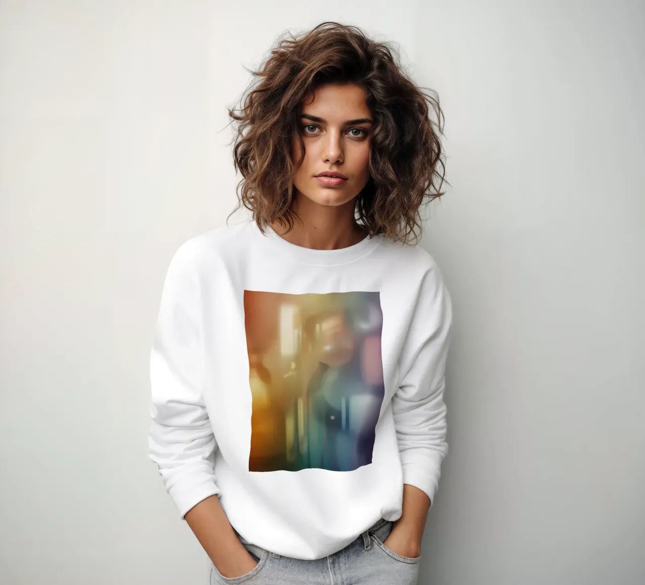Forme e colori astratti sfocati felpa da DesignDoodle