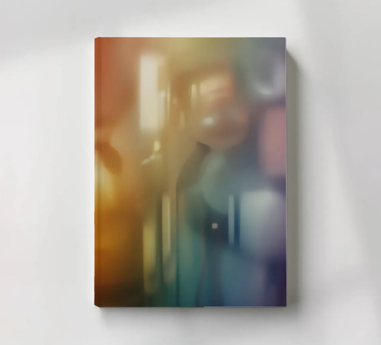Abstract Blurred Shapes and Colors notebook by DesignDoodle