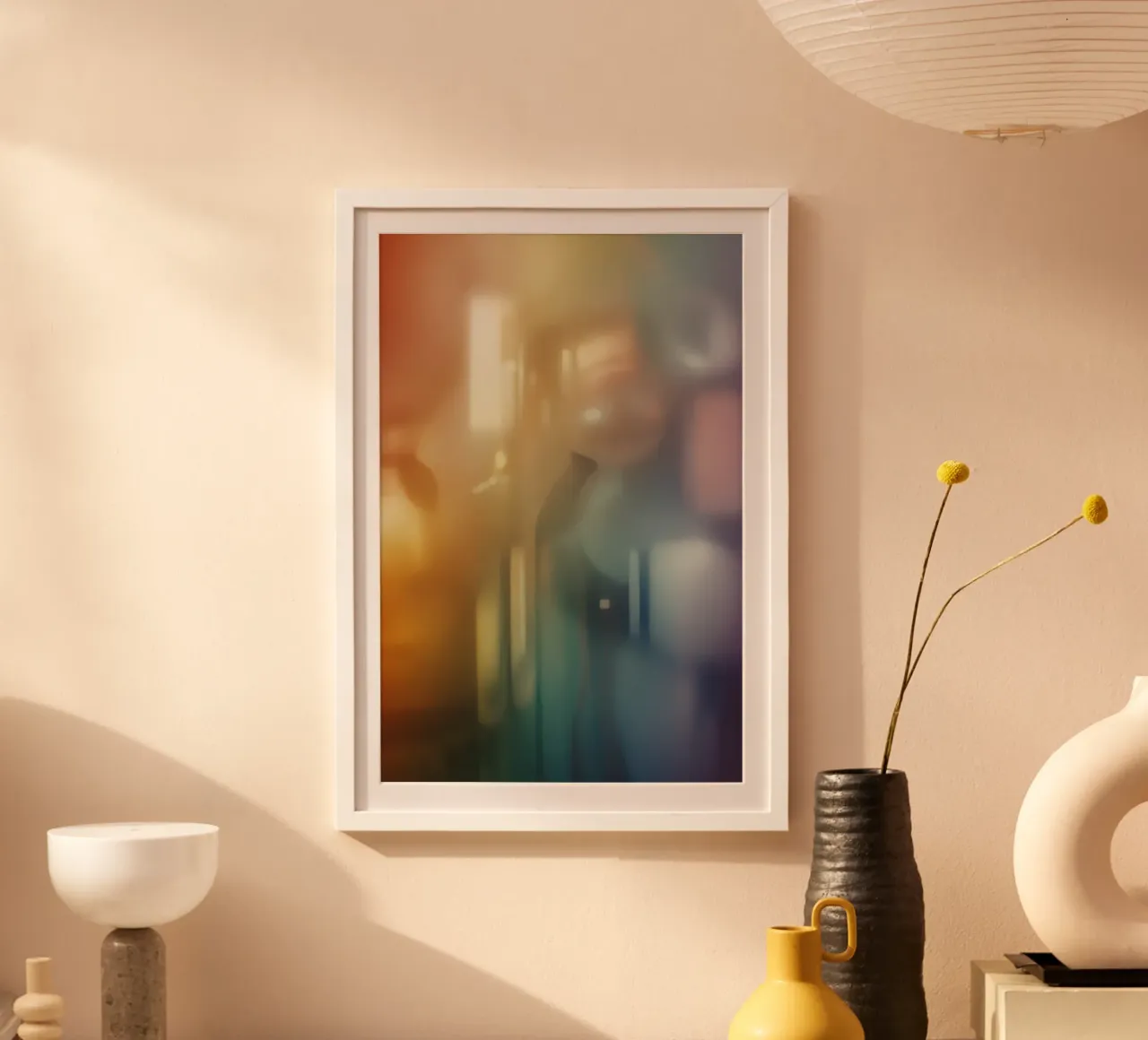 Forme e colori astratti sfocati poster da DesignDoodle