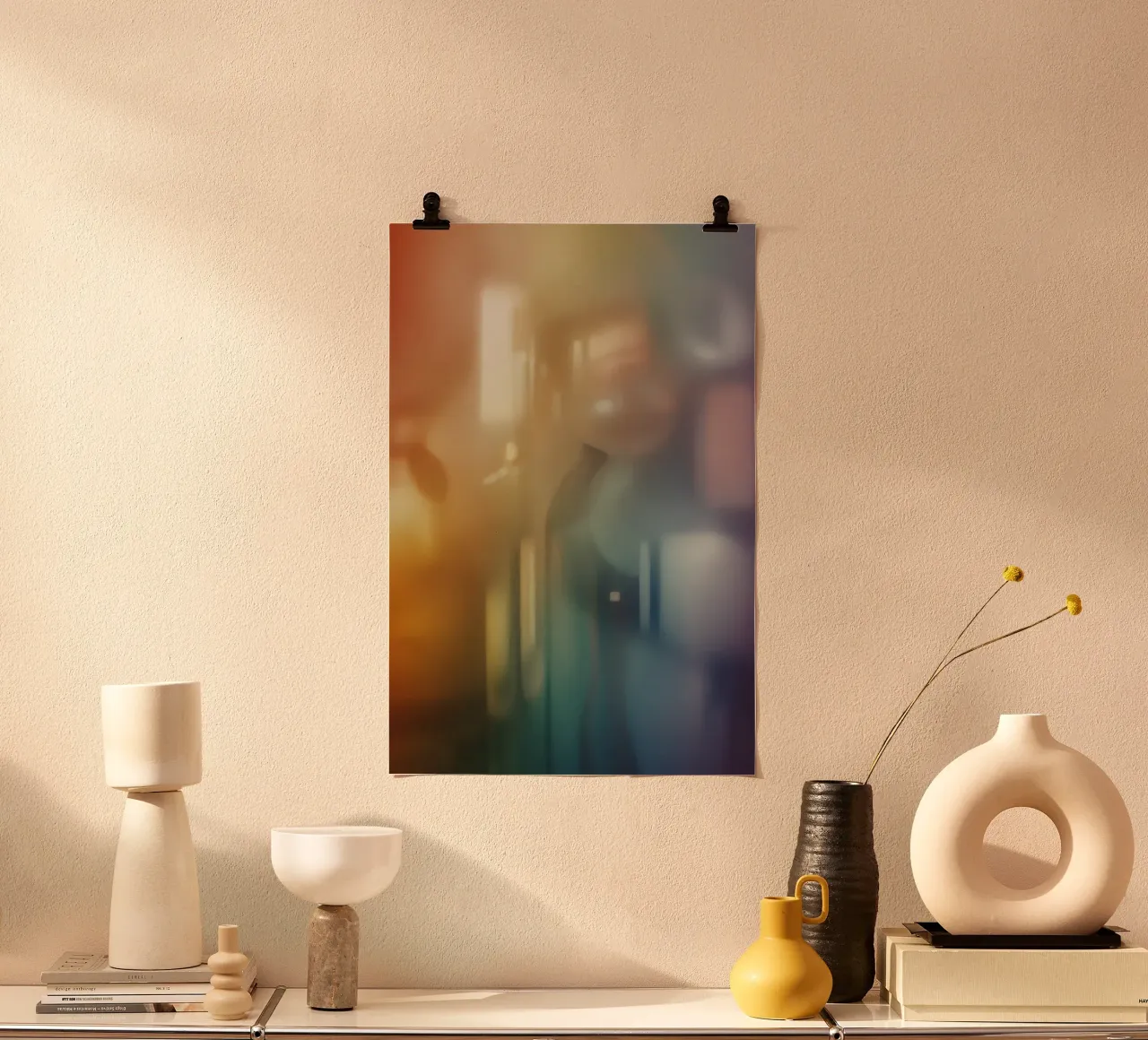 Forme e colori astratti sfocati poster da DesignDoodle