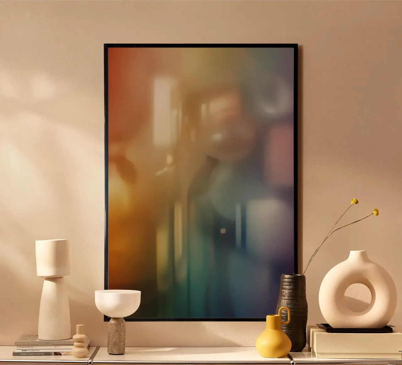 Forme e colori astratti sfocati poster da DesignDoodle