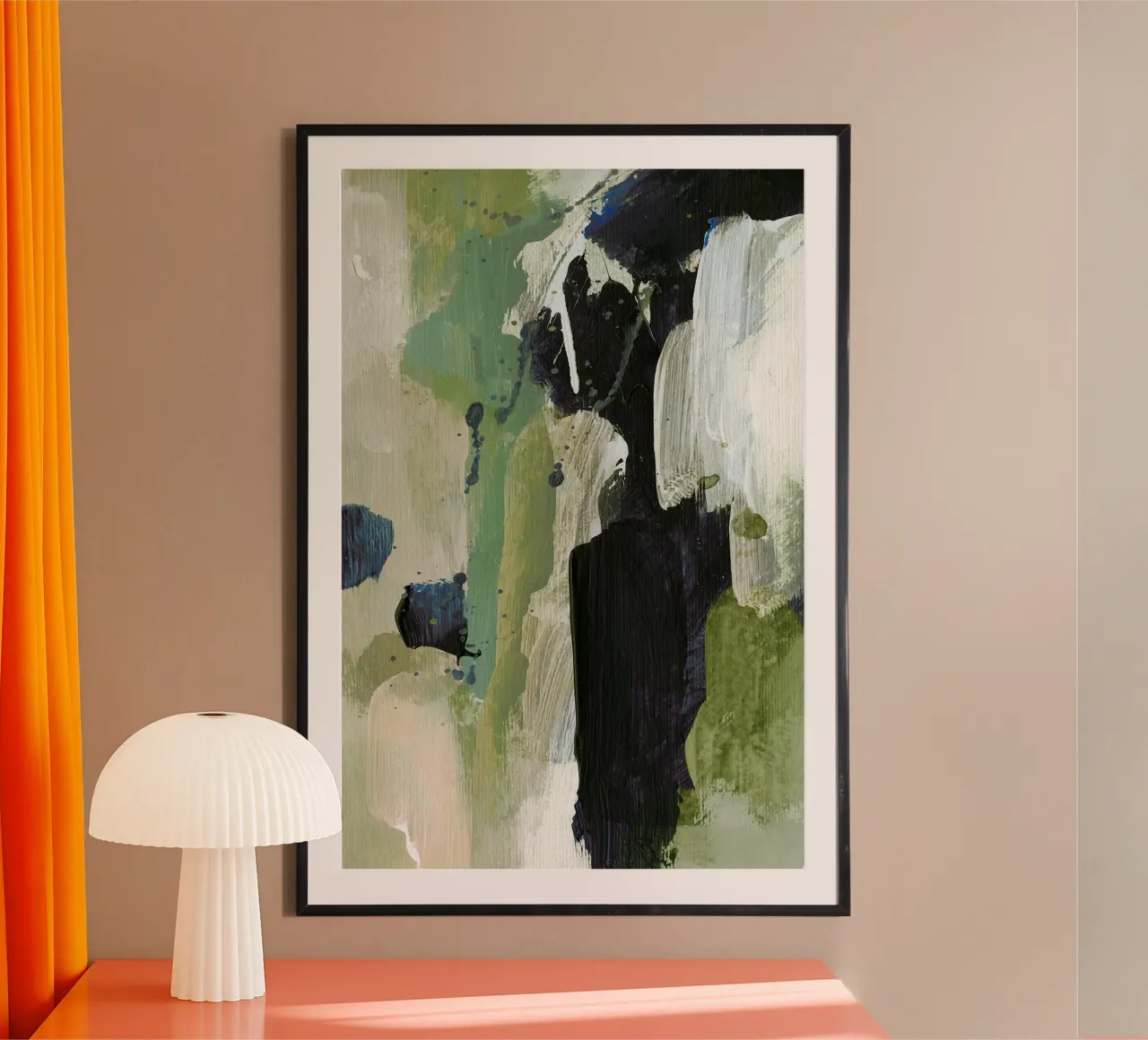 Lush I poster con telaio in alluminio da June Jordan