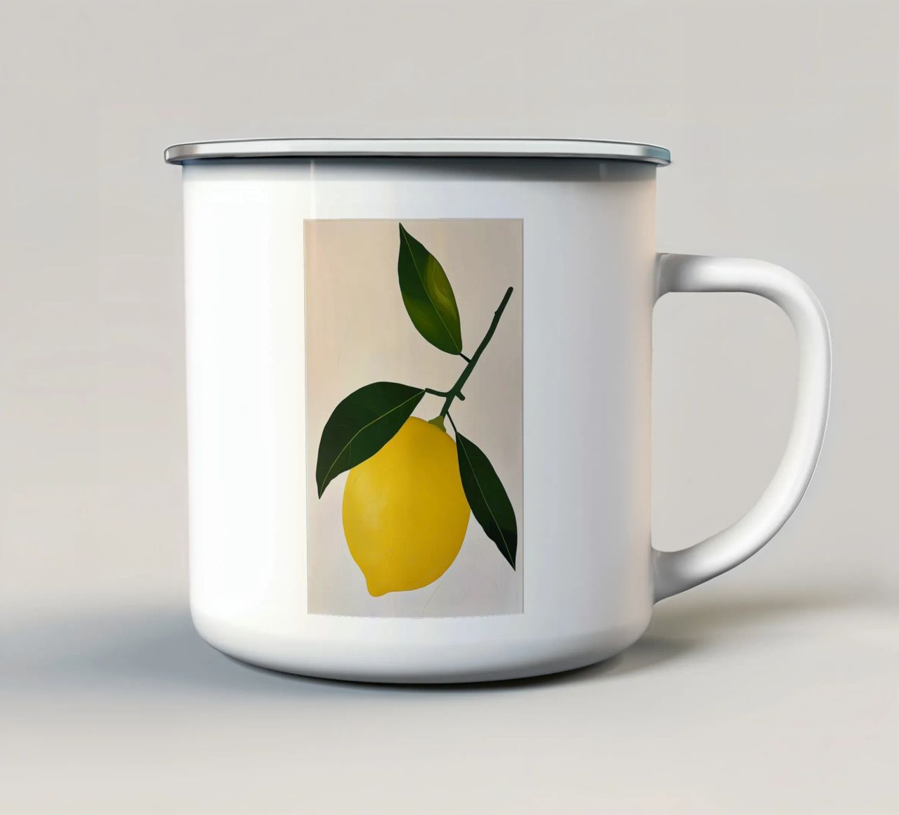 Lemon branch tazza in smalto da LeDieg