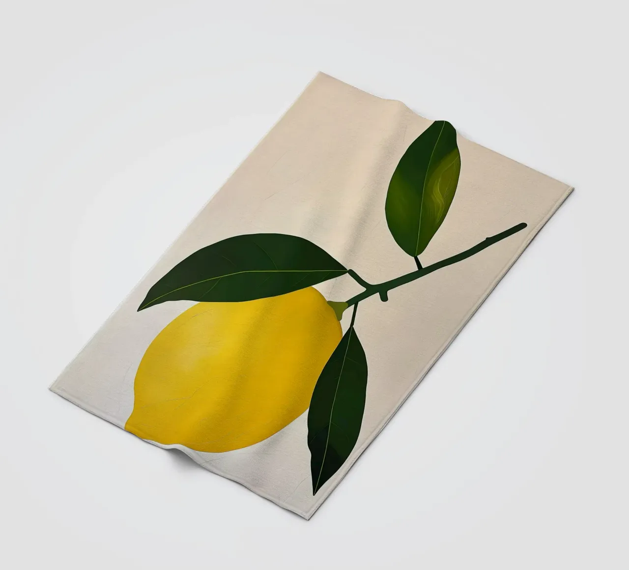 Lemon branch coperta in pile da LeDieg