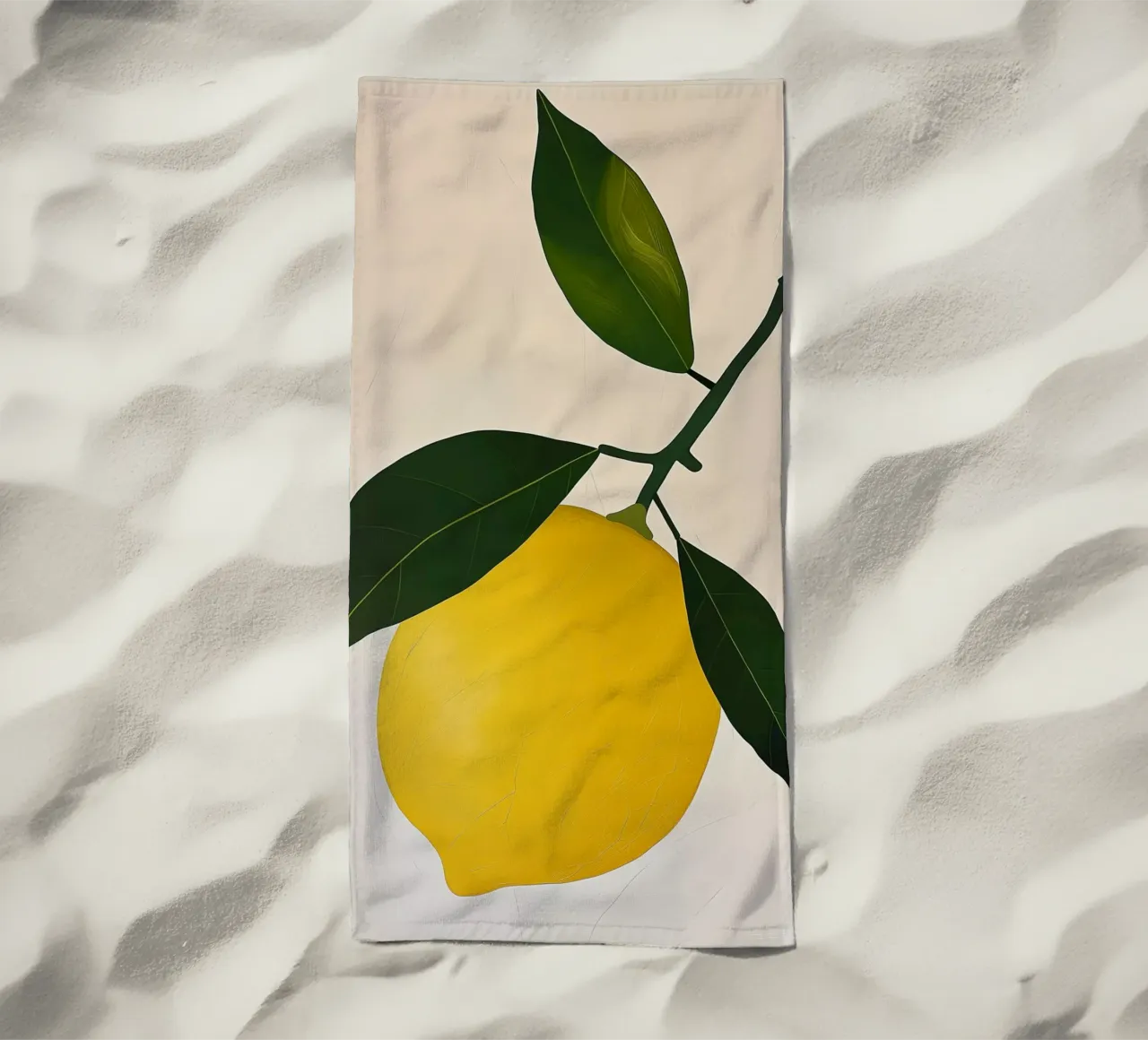 Lemon branch toalla de playa de LeDieg