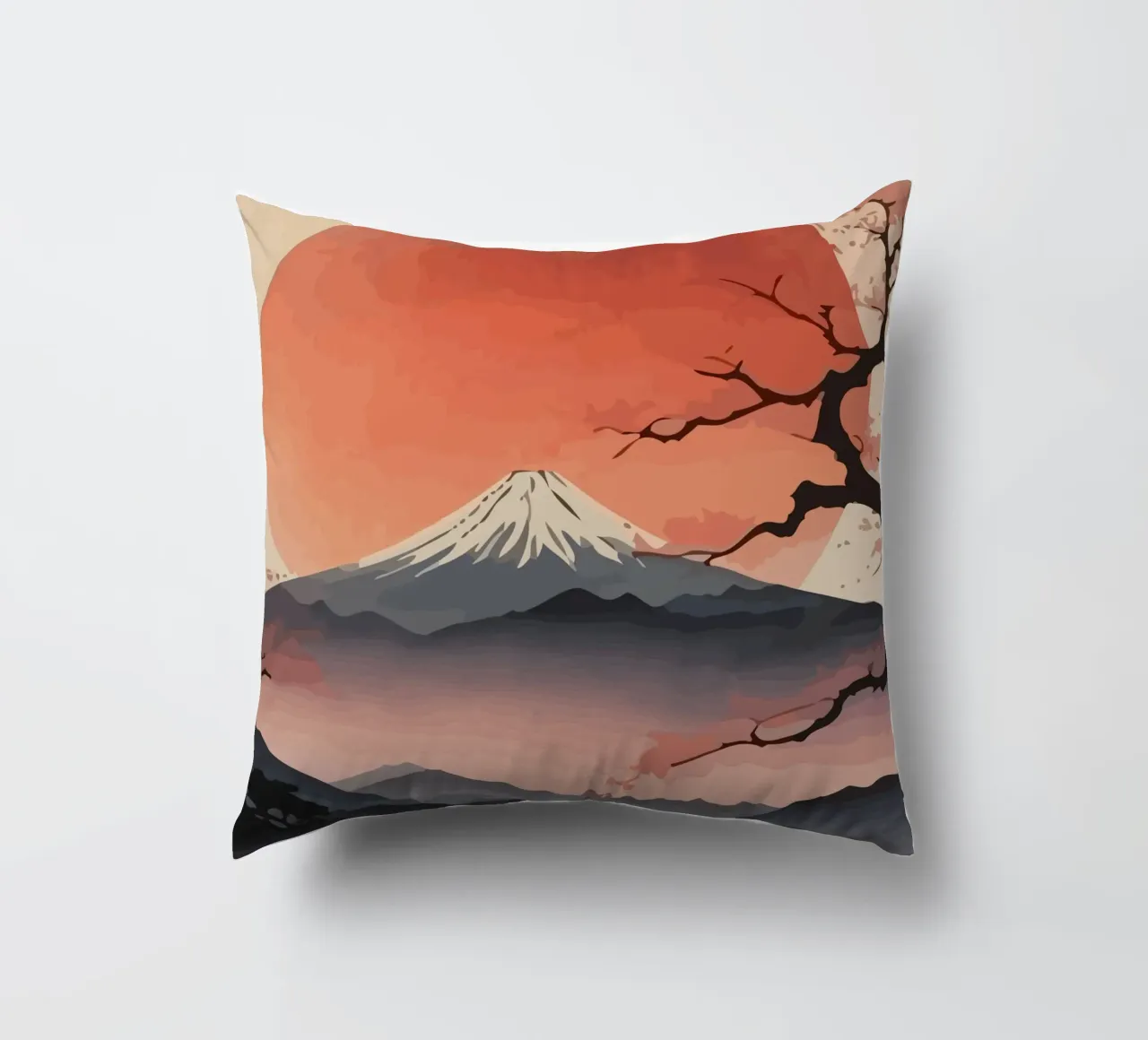 Mount Fuji cuscino da Dumery Art