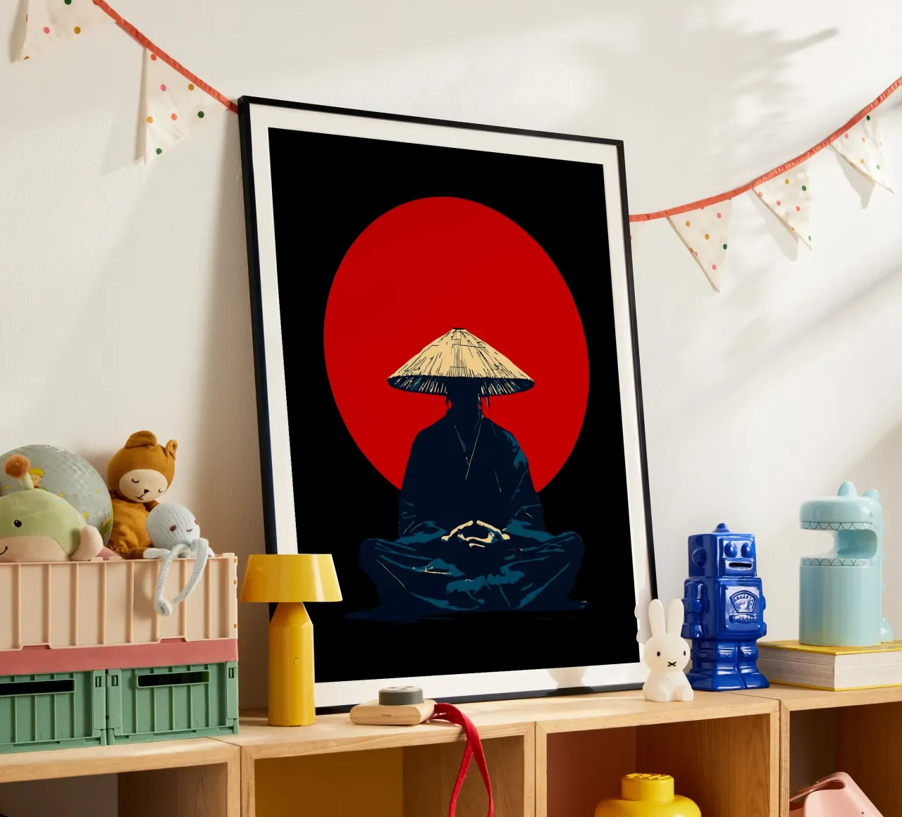 samurai are meditating poster da Dumery Art