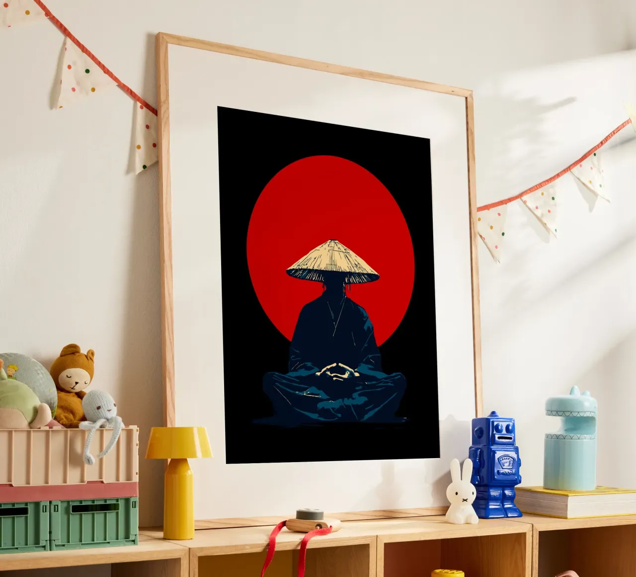 samurai are meditating poster da Dumery Art