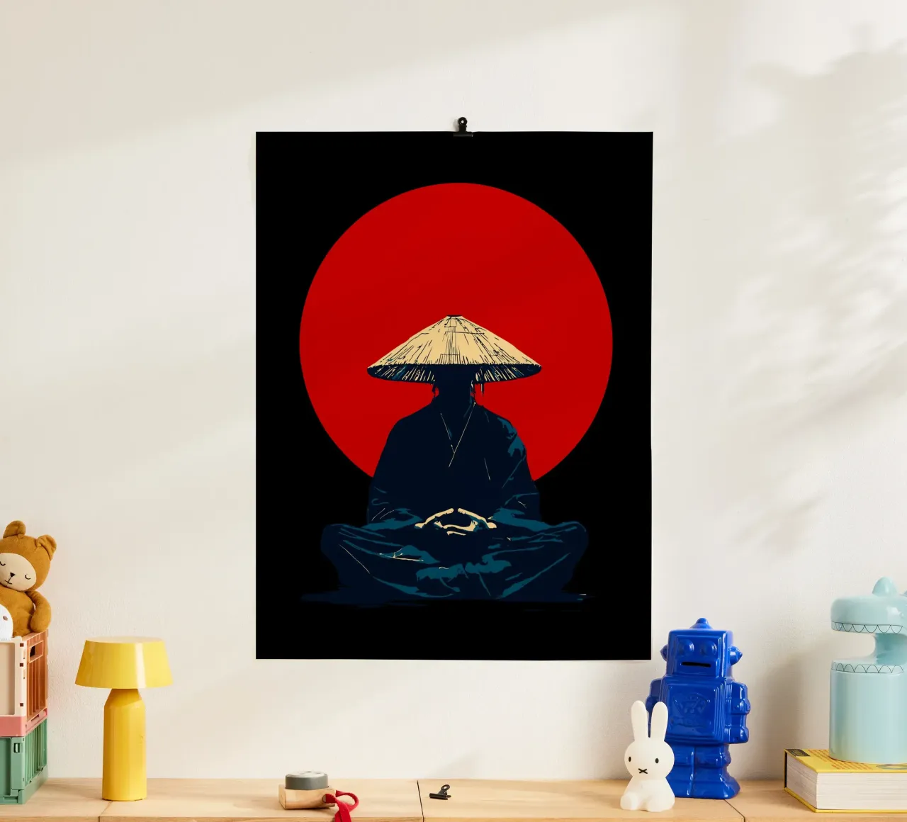 samurai are meditating poster da Dumery Art
