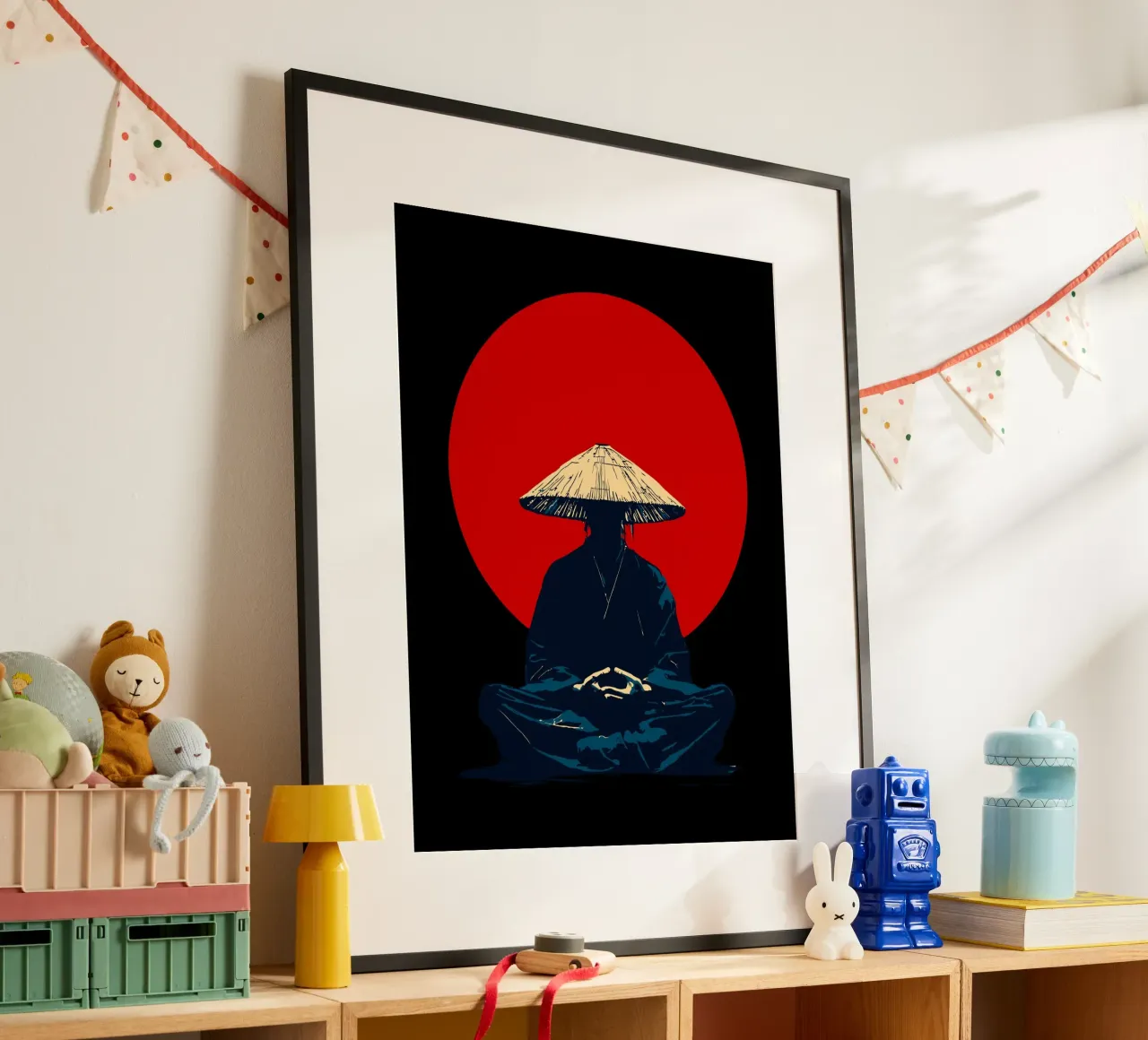samurai are meditating poster da Dumery Art