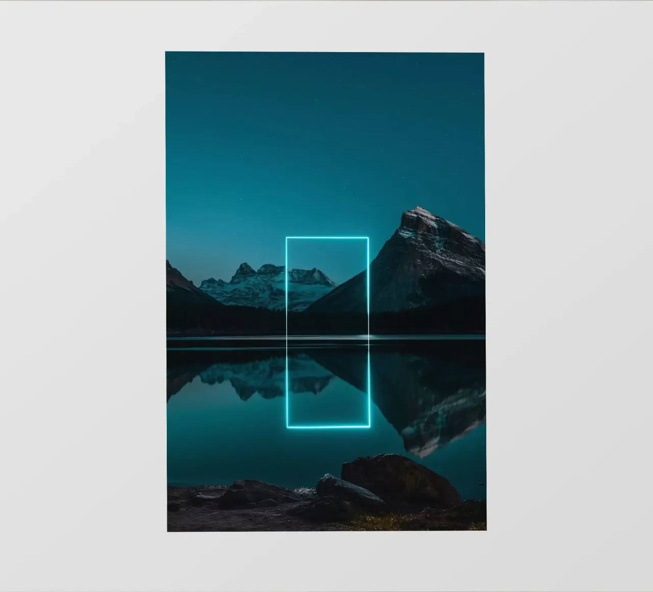 Lake reflection rectangle pellicola backlit da LeDieg