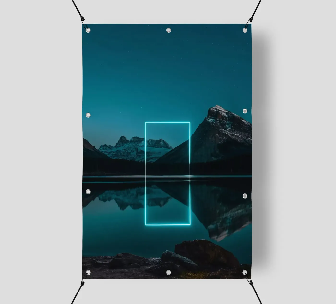 Lake reflection rectangle telo in pvc da LeDieg
