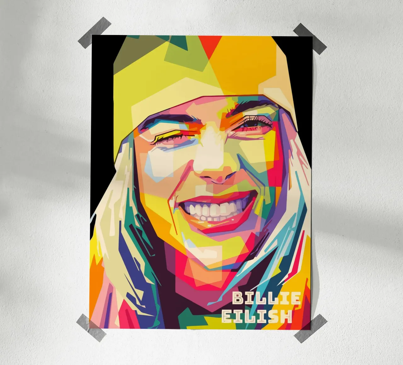 Billie Eilish poster da Dumery Art