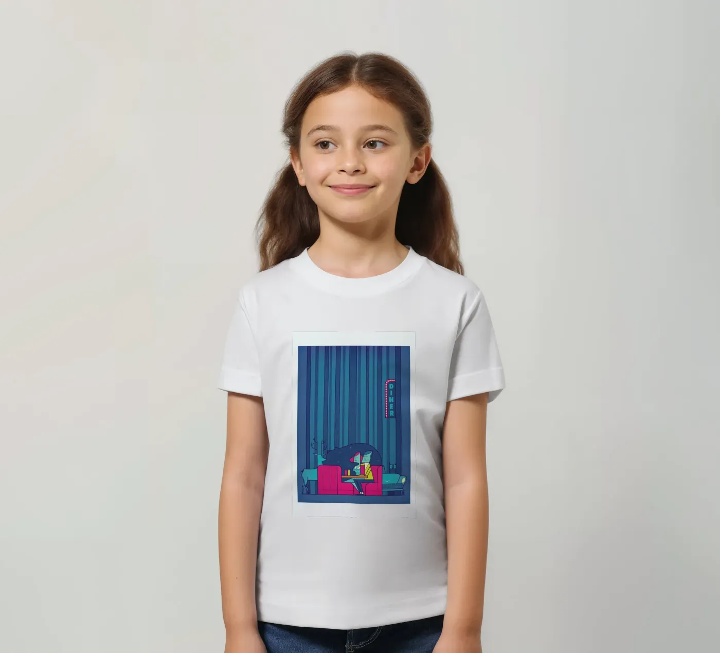 DINER kinder t-shirt van Ale Giorgini