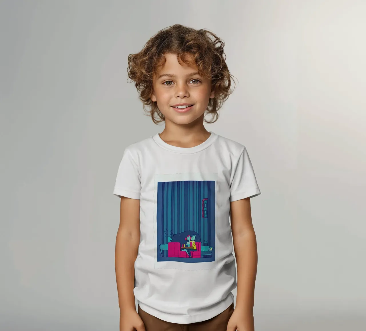 DINER t-shirt bambini da Ale Giorgini